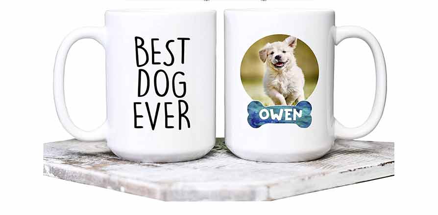 Best Dog Ever Custom Photo Mug