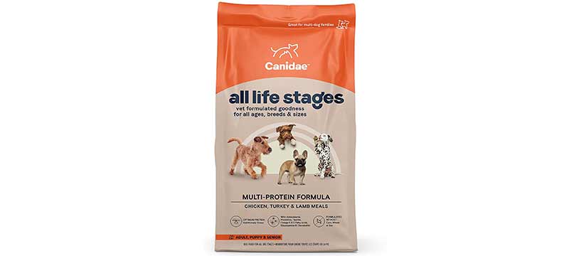 Candie all life stages dog food for large breeds