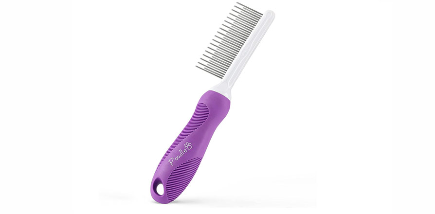 Detangling Pet Comb With Stainless Steel Teeth